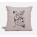 The Lined Design And The Vector Design Light Taupe Pillow